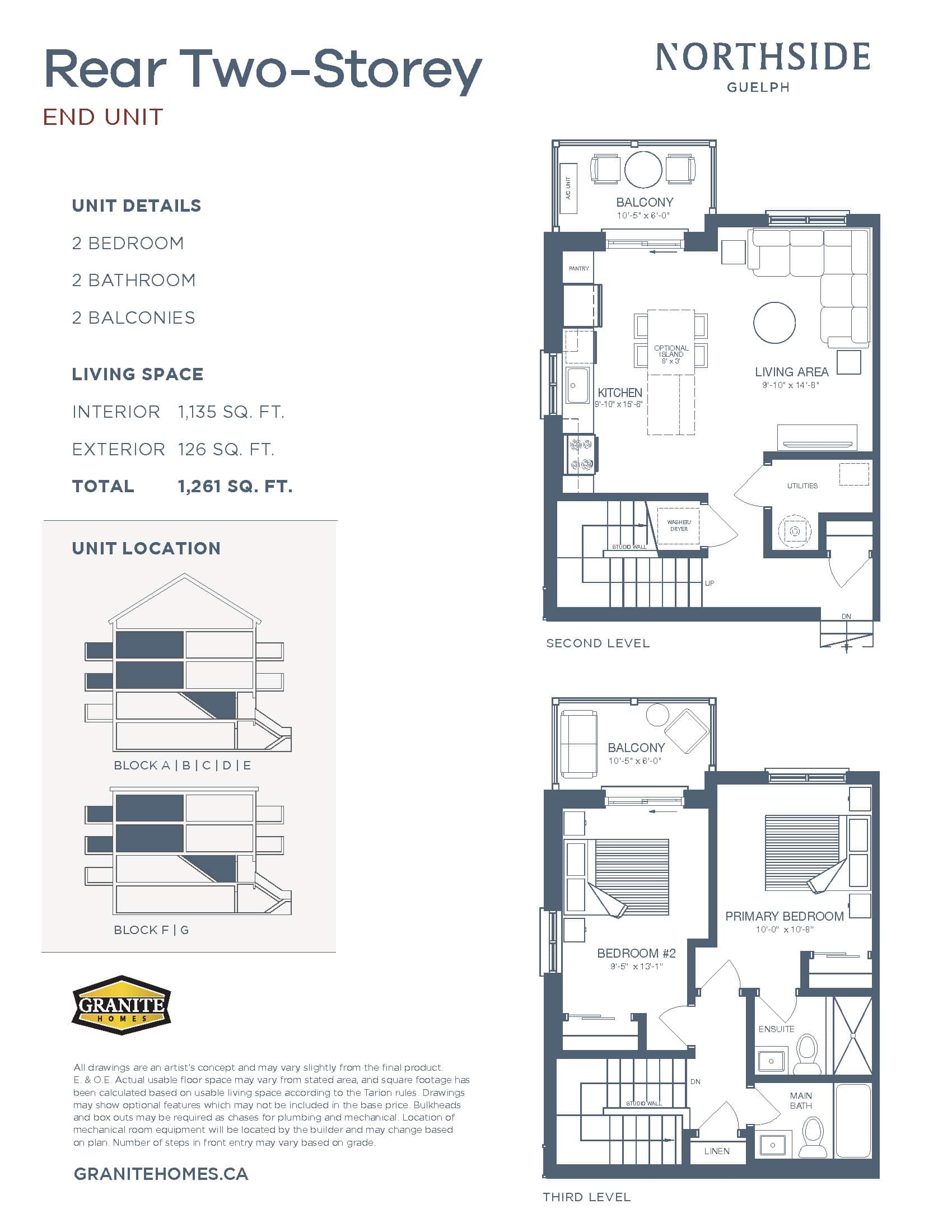 Rear 2 Storey Granite Homes